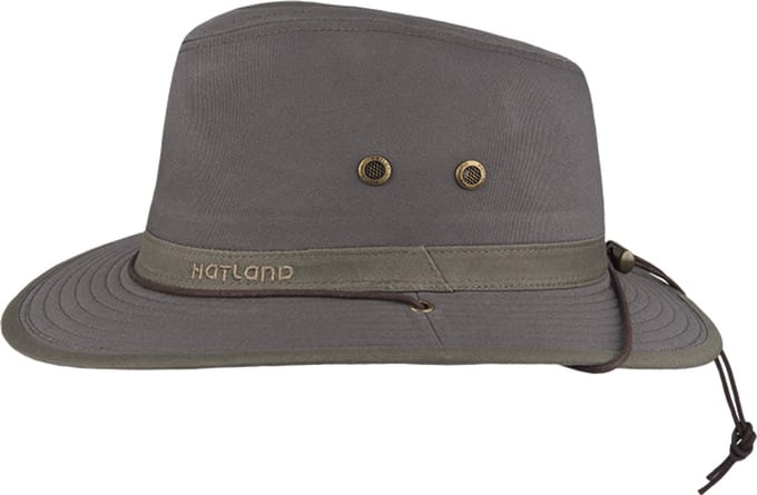 Campwood - Katoenen fedora hoed - Antraciet