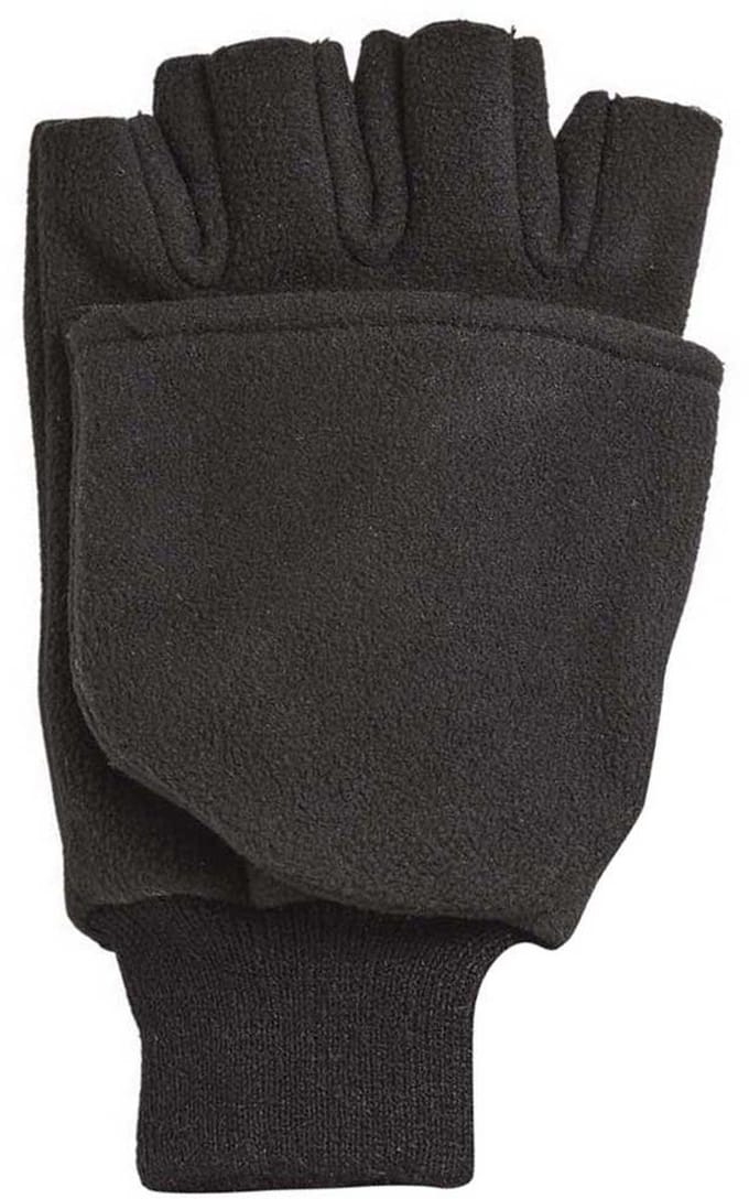 Kinetic Wind Stop Fold Over Mitt Handschoenen Zwart XL