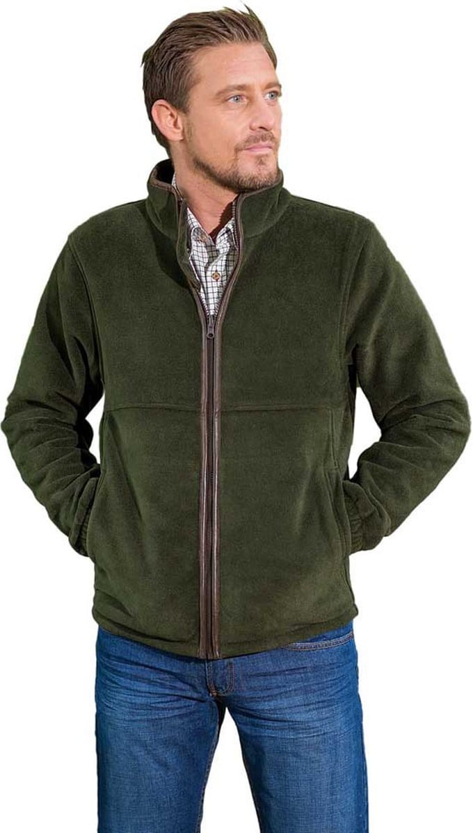 Baleno Henry Fleece Groen S Man