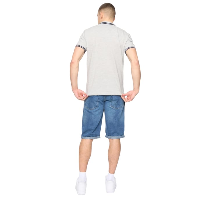 Crosshatch Heren Changra Poloshirt (Grijs Gemêleerd)