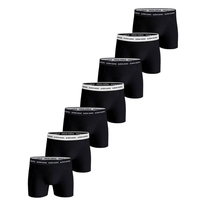 Björn Borg Cotton Stretch Boxershorts Heren (7-pack) - Maat S