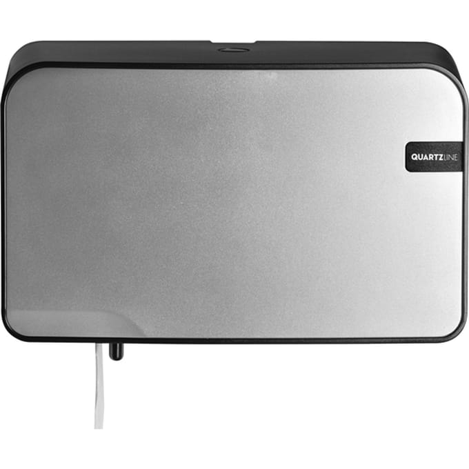 Quartz Silver compact en traditioneel Duo Toiletrolhouder (441092)