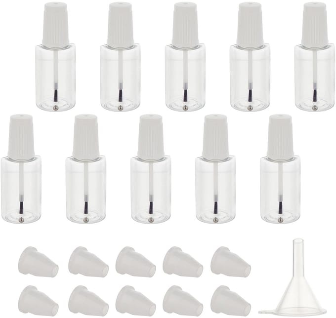 Dailygoody - Lege Nagellak Flessen - Herbruikbaar - 20ml Plastic