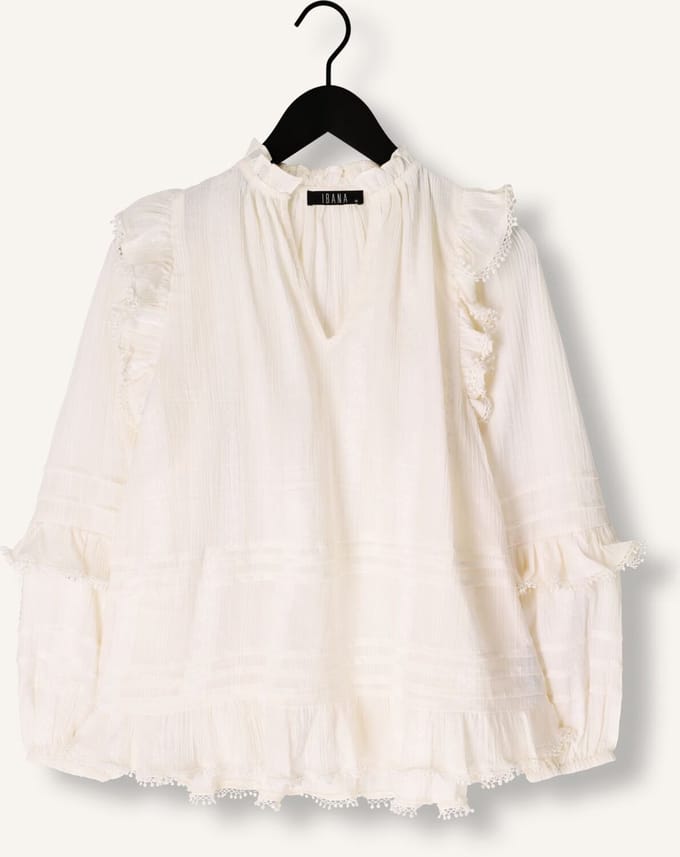 Ibana Tarlotte Blouses Dames - Ecru - Maat 36