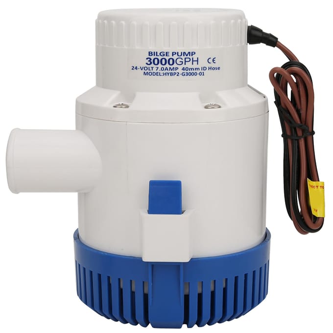 CH8028 24V Grote Horizontale Jacht Automatische Dompelpomp Boot Lenspomp white