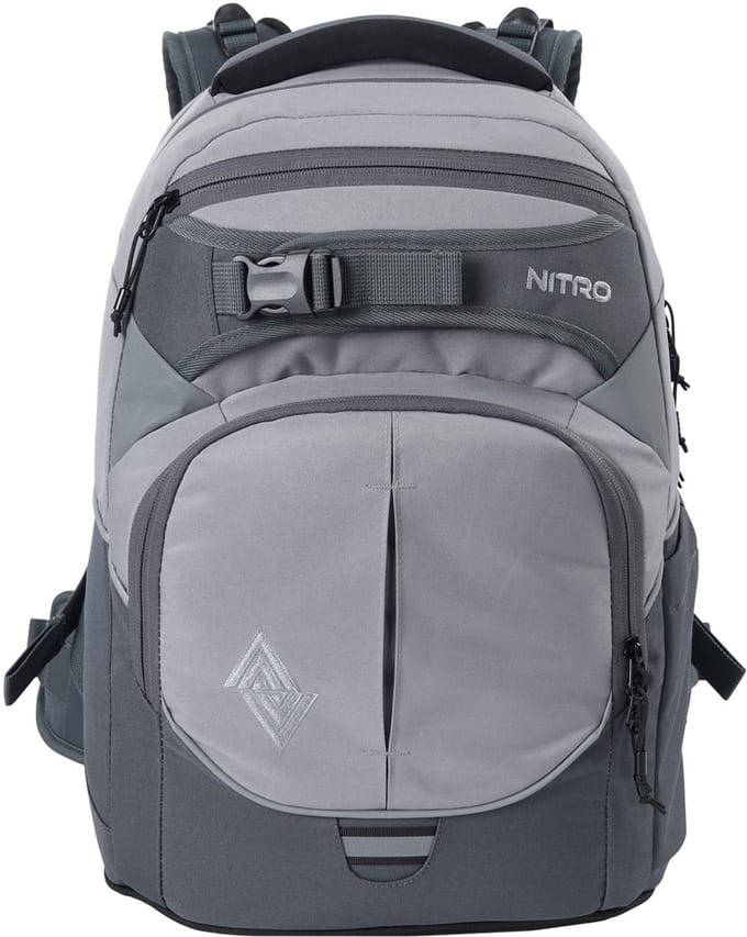 NITRO Schoolrugzak Rugzak Daypacker Collection Superhero Backpack 30L Graphite Grijs