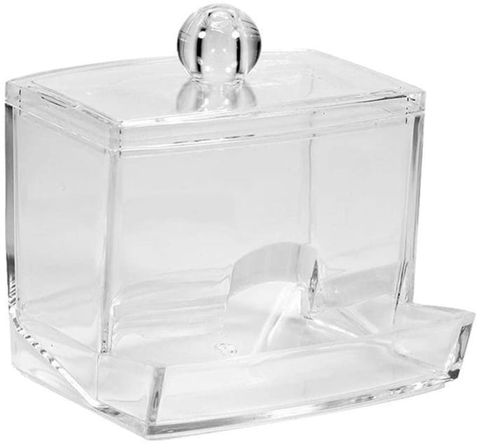 Dailygoody - Makeup Organizer - Transparante Q-Tip Box - Cosmetica en