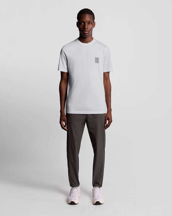 Lyle and Scott Rubberised Logo Graphic Casual T-shirt Heren Wit M