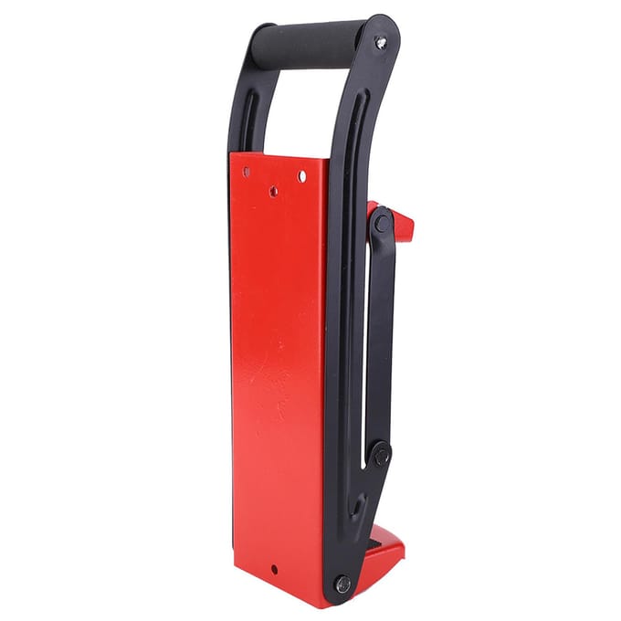 500ML Blikpers Rood Staal Rubber Handvat Plastic Fles Recycling Tool met Openener red