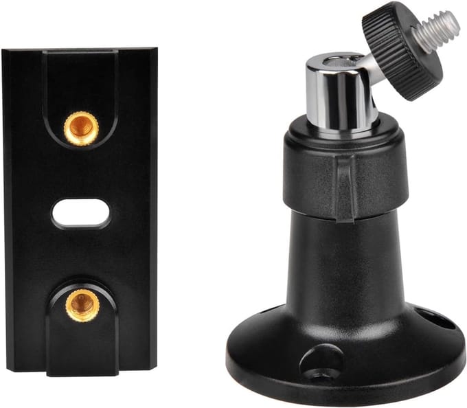 Camera Montagebeugel - Verstelbare Beugel - Betere Kijkhoek - Speciaal Ontworpen - 1 Pack - Zwart