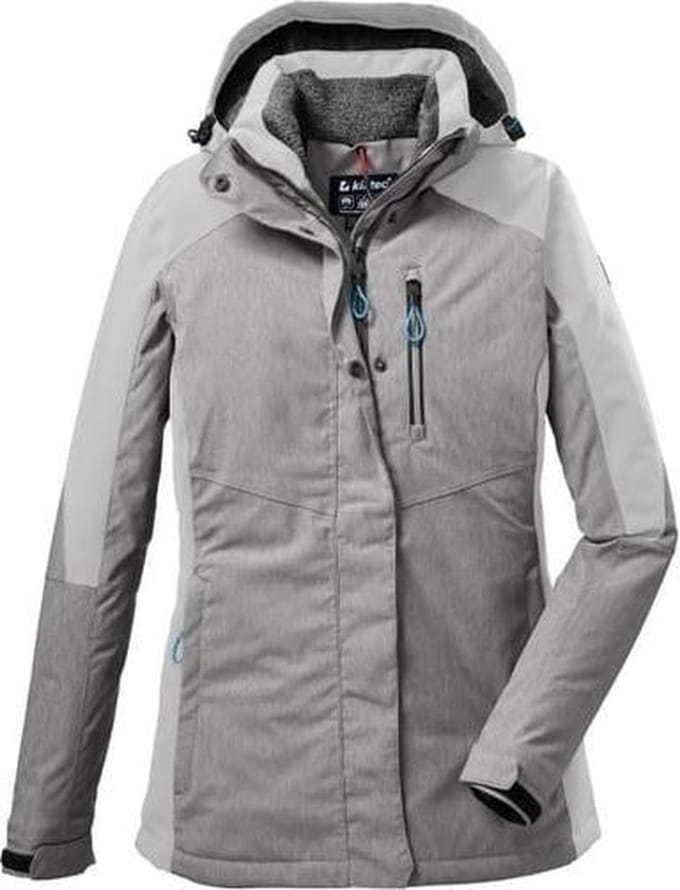 Killtec dames winterjas lichtgrijs - maat 40