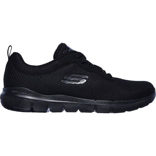 Skechers Flex Appeal 3.0-First Insight Dames Sneakers - Black/Black