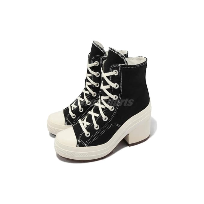 Converse Chuck 70 De Luxe Heel High Zwart Egret Unisex Sneakers A05347C 36 black