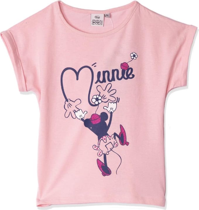 Disney Minnie Mouse T-shirt - Minnie - roze - maat 92/98 (3 jaar)