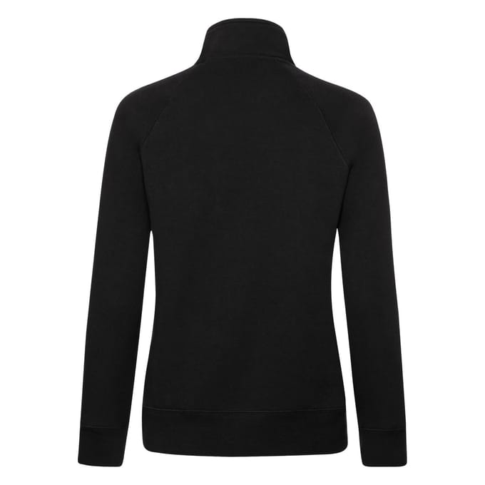 Fruit of the Loom Dames/Dames Premium Lady Fit Sweatjack (Zwart)