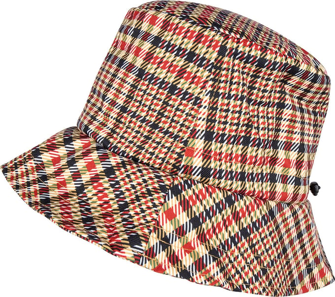 Happy Rainy Days Regenhoed Dames Regenhoedje Ruit Klein Rood