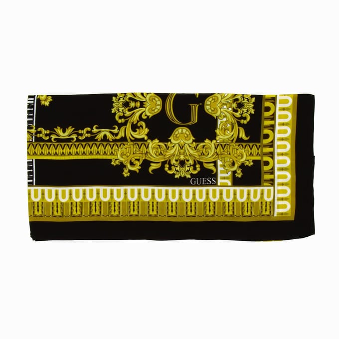 Guess, Guess, Textiel Sjaal, AW9041SIL90BLA, Voor Vrouwen yellow