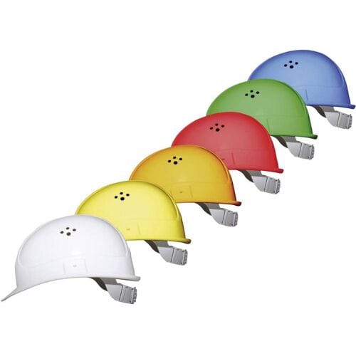 Voss Helme 2681-BU PE-veiligheidshelm 6-punts EN 397 Blauw