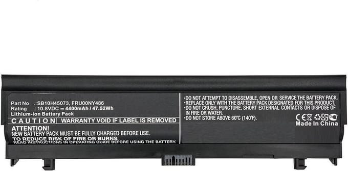 CoreParts Batterij - Laptop batterij - Li-Ion - 4400 mAh - 48 Wh