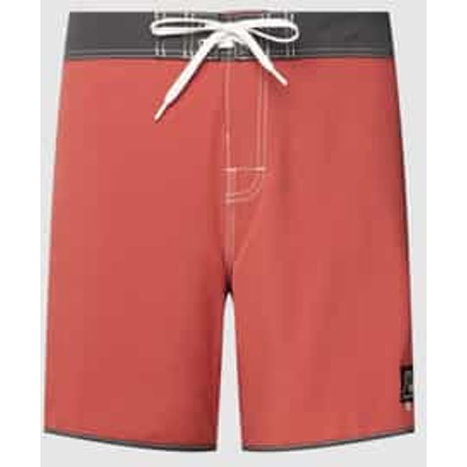 Zwembroek met labelpatch, model 'ORIGINAL SCALLOP'