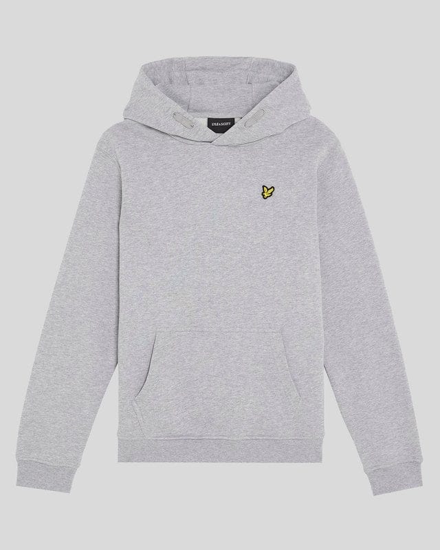 Lyle & Scott Loopback katoenen hoodie voor jongens - grijs