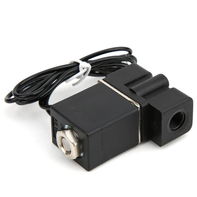 Snelle Reactie Plastic Elektrische Solenoïde Klep 110V 2 Posities 2 Wegen Lucht Water Olie
