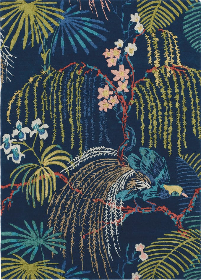 Sanderson Rain Forest Tropical Night 050708 - 170 x 240 cm