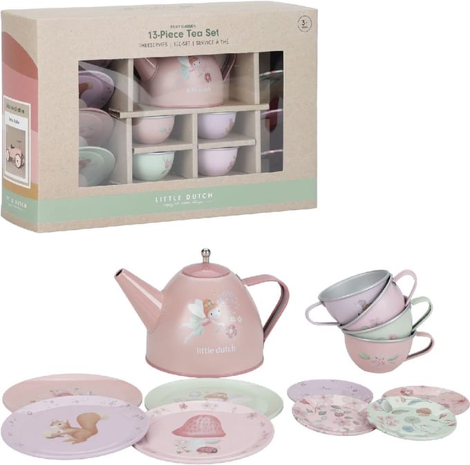 Little Dutch 13-Piece Tea Set - Fairy Garden