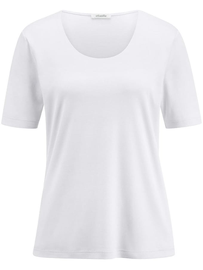 Shirt ronde hals Van Efixelle wit