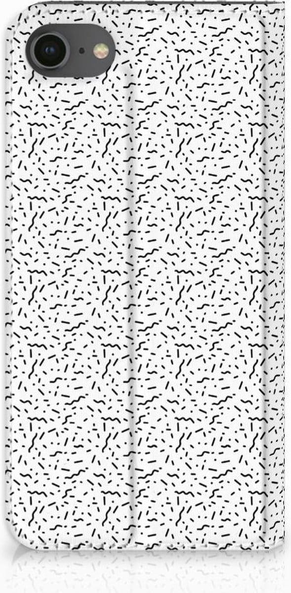 iPhone 7 | 8 | SE (2020) | SE (2022) Hoesje met Magneet Stripes Dots