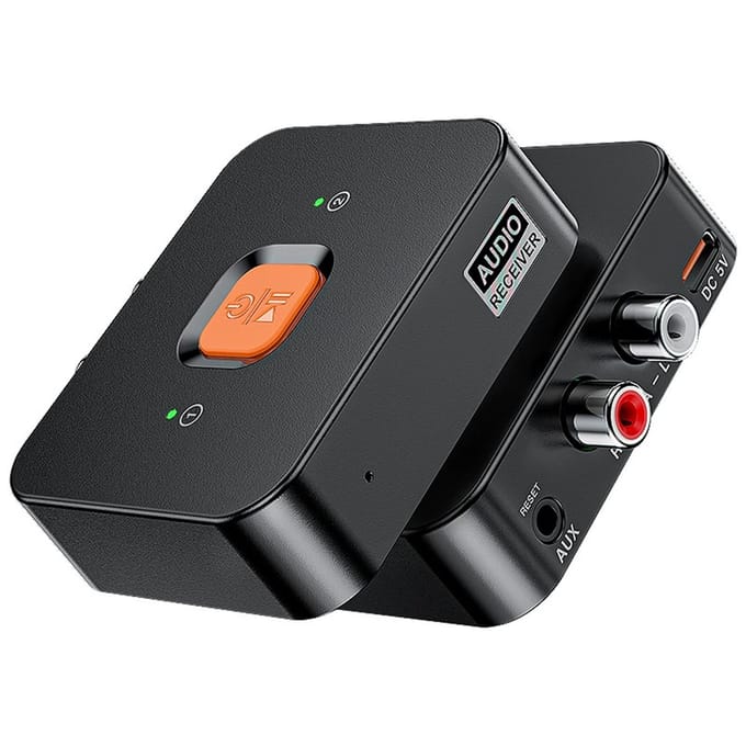 QTTVBTNA -Bluetooth 6.0 - Multi Connect Bluetooth Receiver & Transmitter -Auto - TV - Bluetooth Transmitter - 2 in 1 Zender en Ontvanger - Audio Adapter
