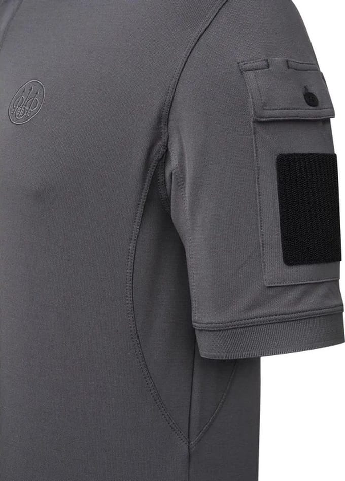 Beretta Miller Polo Short Sleeves Smoked Pearl
