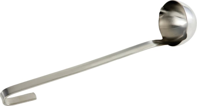 Interlux Sauslepel met 2 schenktuiten - L 230mm - Ø60mm - 0.06Ltr