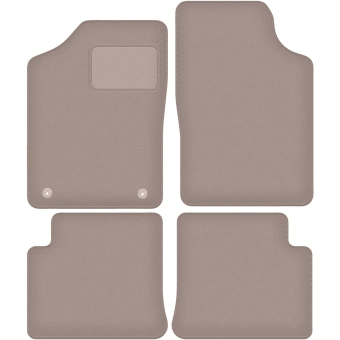 Beige veloursmatten voor: Citroen ZX hatchback (1991-1998)