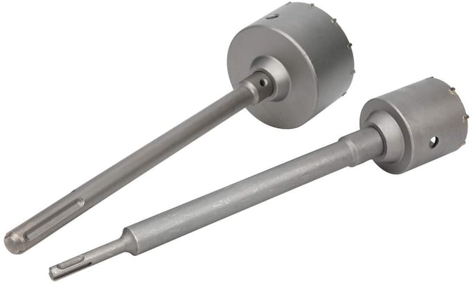 Dailygoods - 9-delige Betonborenset met SDS-Plus Verlengadapter
