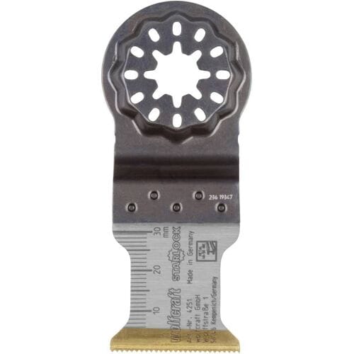 wolfcraft - Multitool zaagblad STARLOCK - Hardmetaal voor Aluminium & Edelstaal - 4251000