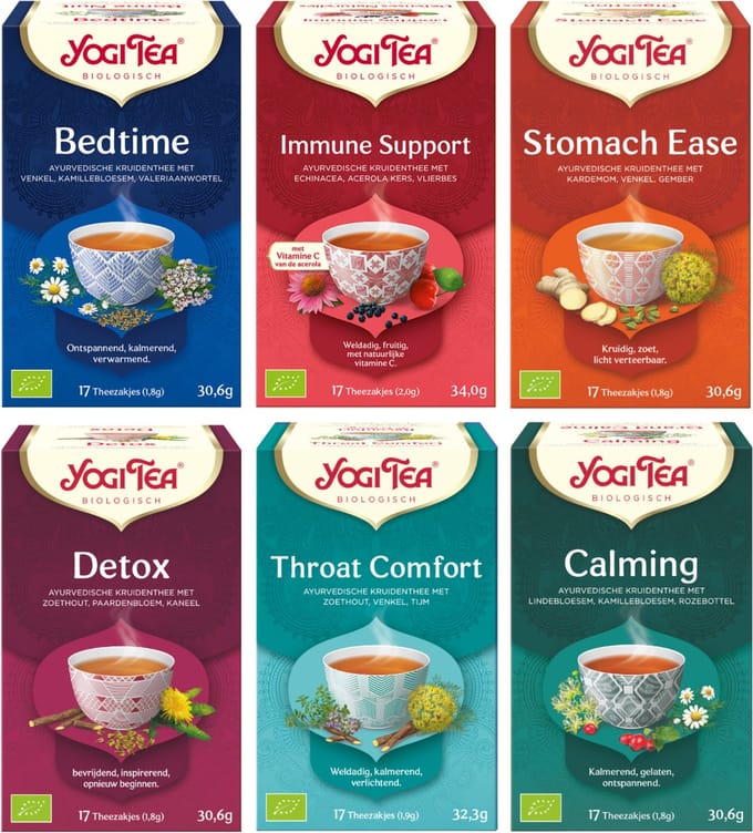 Yogi Tea First Aid Kit - 6 pakjes x17 theezakjes