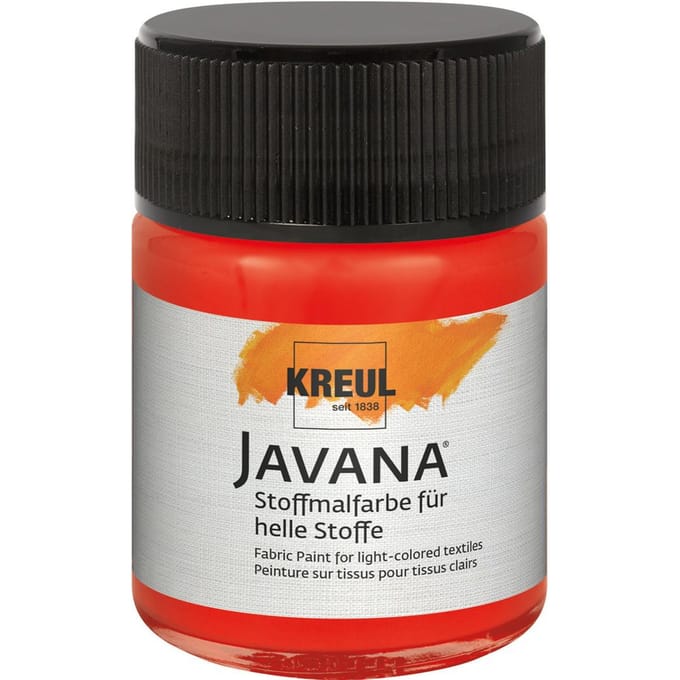 KREUL Javana Textielverf voor lichte stoffen - Rood