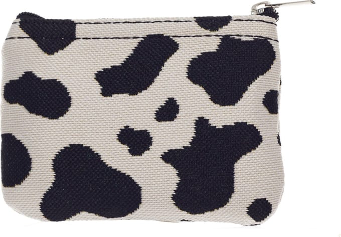 Ritsportemonnee - Koe - Koeienprint - Dierenprint