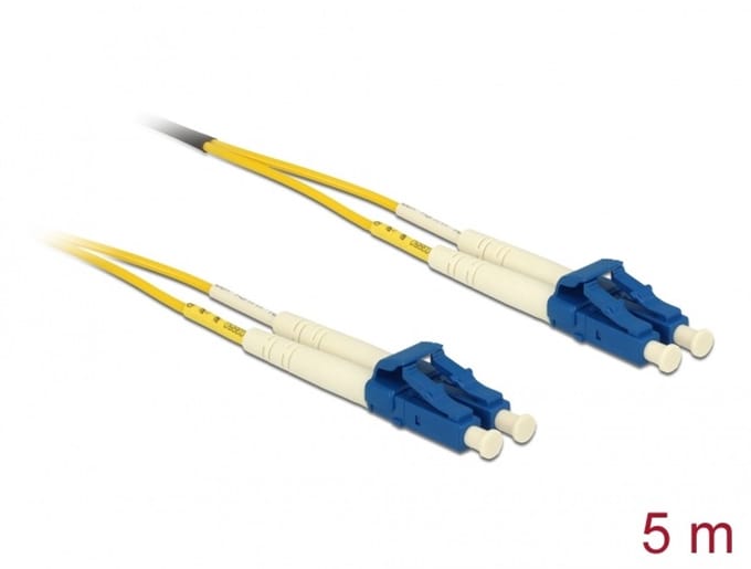 Delock Cable Optical Fibre LC > LC Singlemode OS2 5 m