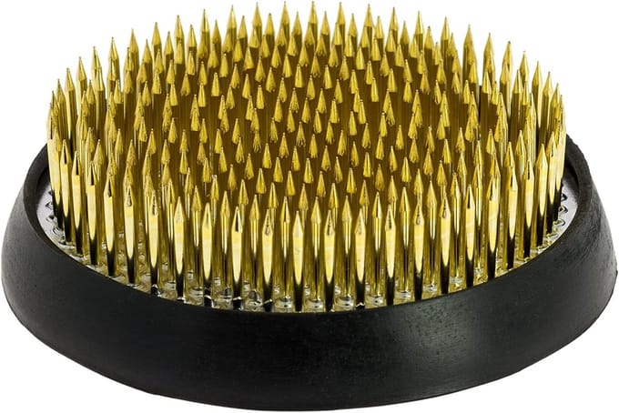 Kenzan rotondo 71 mm - Bruin - Ideaal voor Ikebana bloemschikken