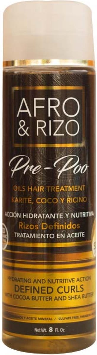 Afro & Rizo Pre-poo 8oz (Oil Treatment)