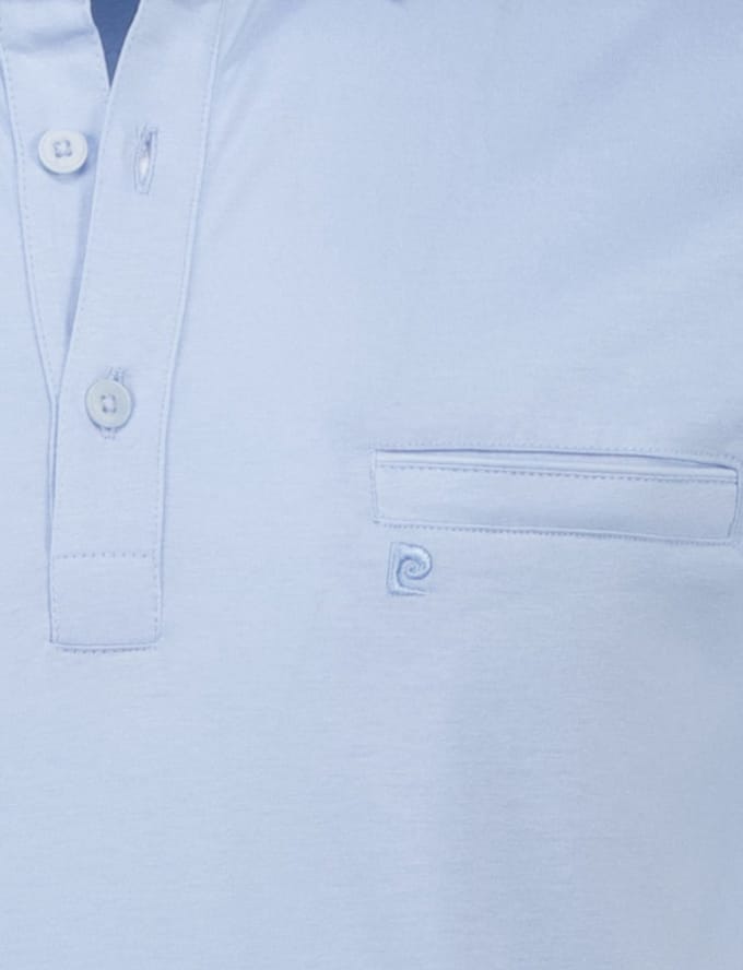 Pierre Cardin poloshirt korte mouw lichtblauw