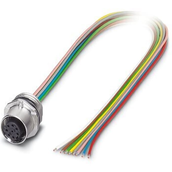 Phoenix Contact M12 8-Pin SPEEDCON Paneelmontage Connector - 1523476