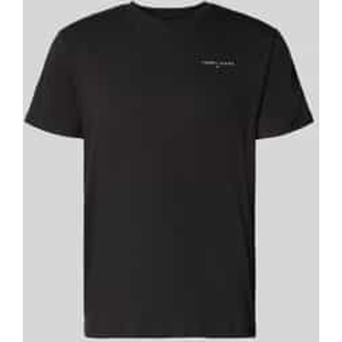 Slim fit t-shirt van puur katoen