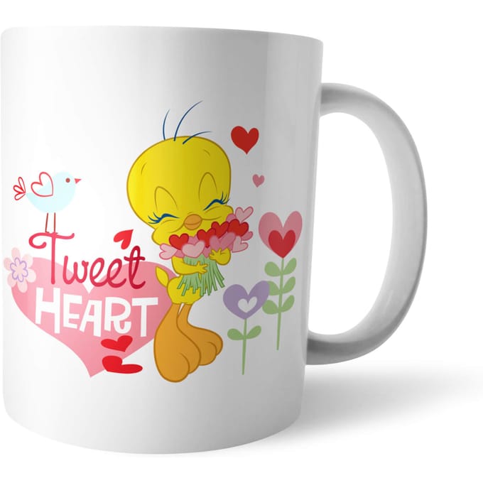Looney Tunes Tweet Heart Tweety Pie Mug