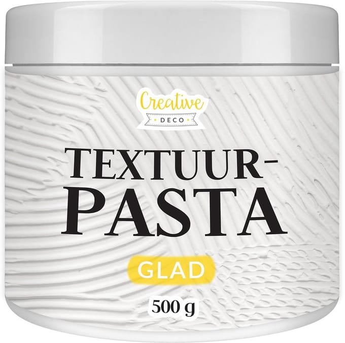 Textuur Pasta - Fijne Pasta - Kunstprojecten Maken - 3D Effecten Creëren - 500 Gram - Wit