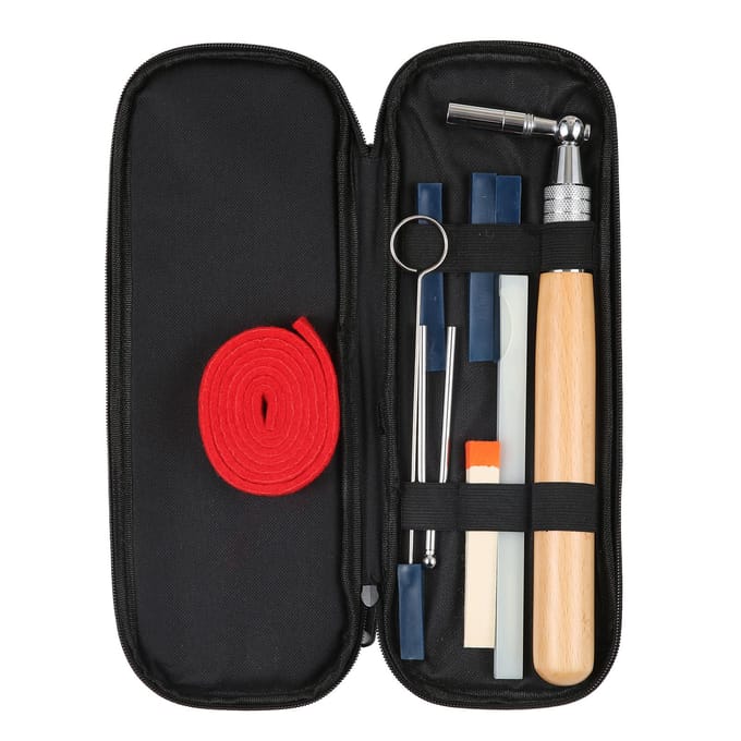 10st piano tuning kit professionele tuning tools set stemsleutel lange steel stemsleutel rubber veelkleurig
