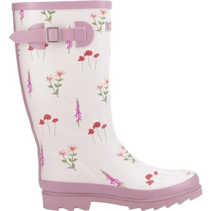 Cotswold Dames Wildflower Wellingtonboots (Roze)