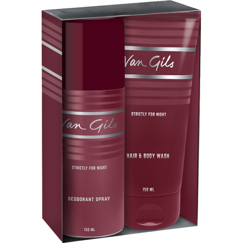 Van Gils Strictly for Night Deodorant Spray 150 ml + Shower Gel 150 ml Set